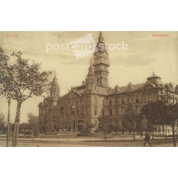 1911 – Győr. City Hall. Photo sheet, postcard. (2791026)