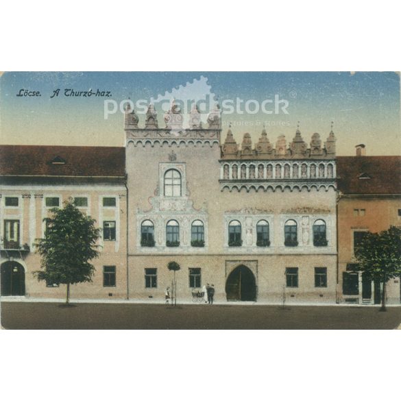 1919 – Levoča. The Thurzó House. Colored photo sheet, postcard. (2791033)