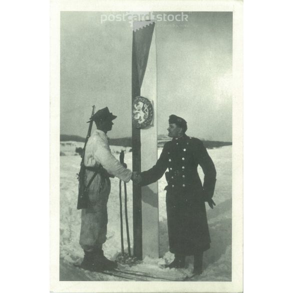 March 15-17, 1939 in Transcarpathia, on the re-established Hungarian-Polish border. Photo sheet, postcard. (2791060)