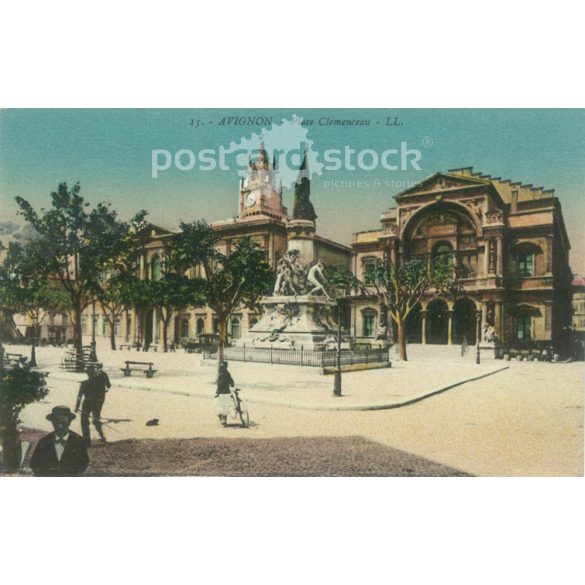 Avignon. Clemenceau Palace. Colored photo sheet. Colored photo sheet, postcard. (279161)