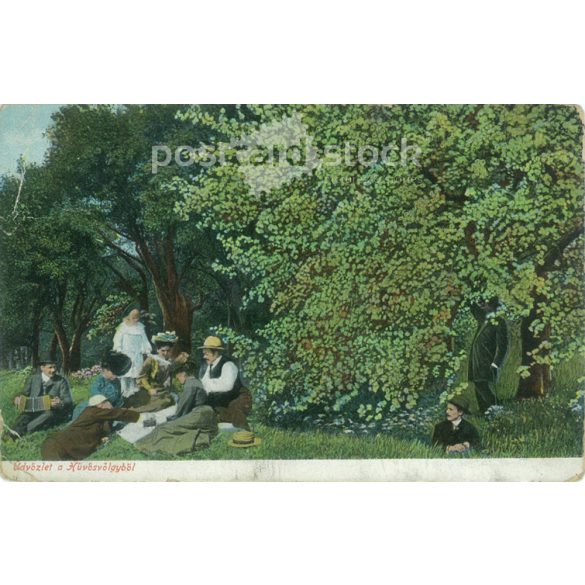 Budapest. Greetings from Cool Valley. Colored photo sheet, postcard. (2791072)