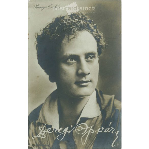 Portrait photo of actor Oszkár Beregi. Photo sheet, postcard. (2791082)