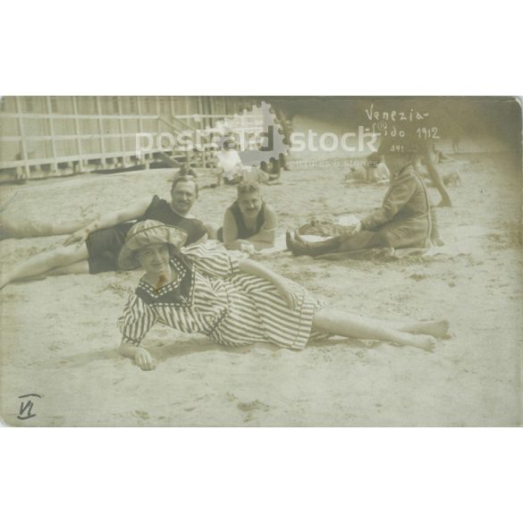 912 – Venice Lido. Photo sheet, postcard. (2791083)