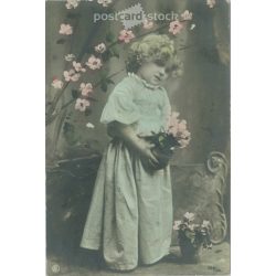   1908 – Romantic postcard. With Budapest stamp. Colored photo sheet, postcard. (2791084)