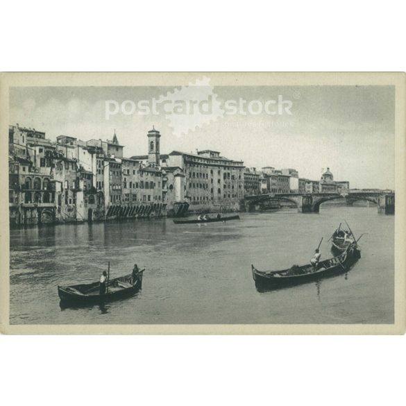 Brunelleschi’s Dome and view to Arno. Photo sheet, postcard. (2791095)