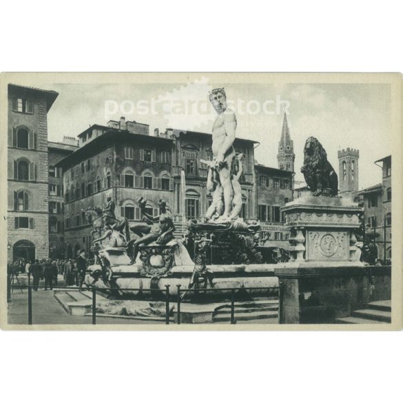 Florence. Piazza Signoria. Photo sheet, postcard. (2791097)