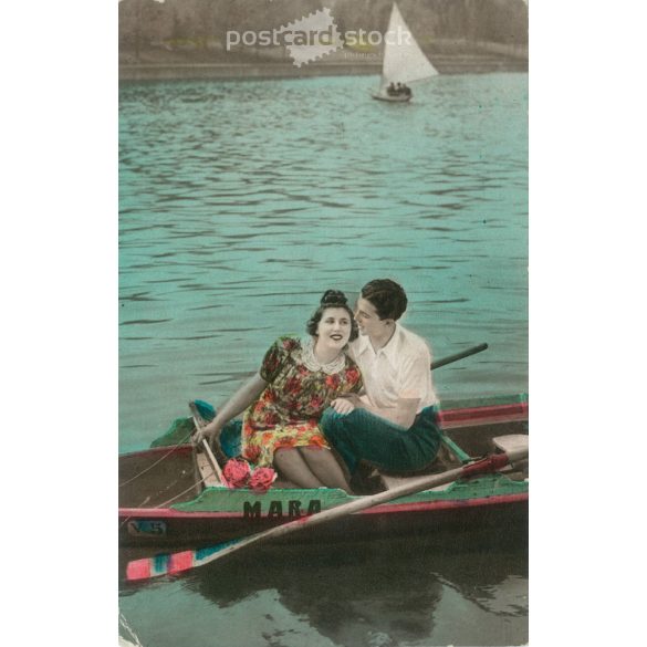 Romantic, colored photo sheet, postcard. (2791104)