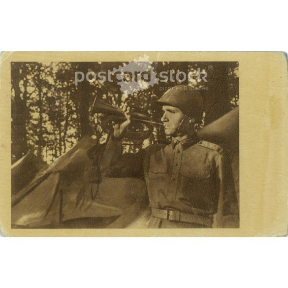 1955 – Camp horn. Photo sheet, postcard. (2791121)