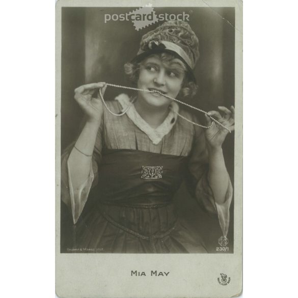 1924 – Austrian actress Mia May.Photo sheet, postcard. (2791122)