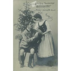 1910 – Merry Christmas. Photo sheet, postcard. (2791165)