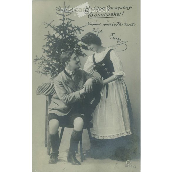 1910 – Merry Christmas. Photo sheet, postcard. (2791165)