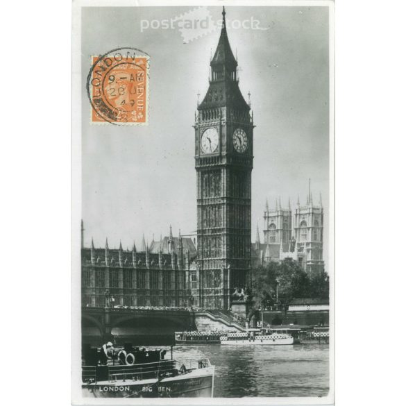 1949 – London. Big Ben. Photo sheet, postcard. (2791178)