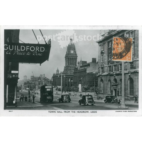 1949 – Leeds. City Hall. Photo sheet, postcard. (2791181)