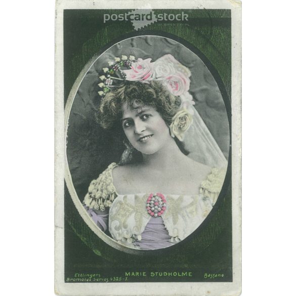 1905 – Miss Marie Studholme actress. Colored photo sheet, postcard. (2791193)