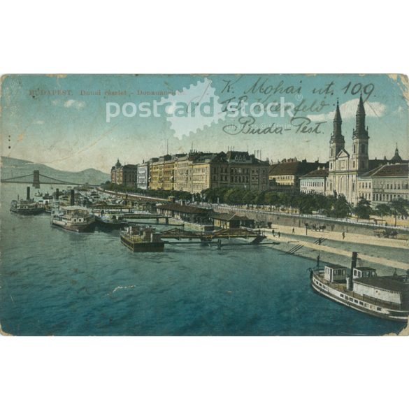 1913 – Budapest. Danube. Colored photo sheet, postcard. (2791230)