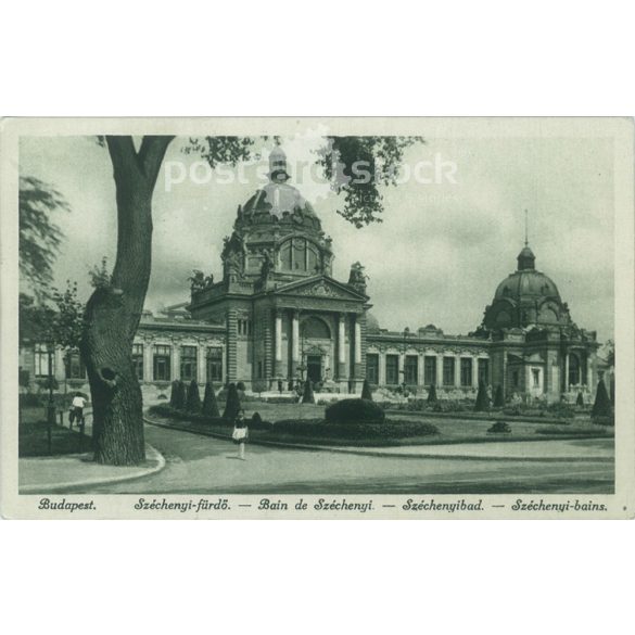 1925 – Budapest. Széchenyi Bath. Photo sheet, postcard. (2791233)