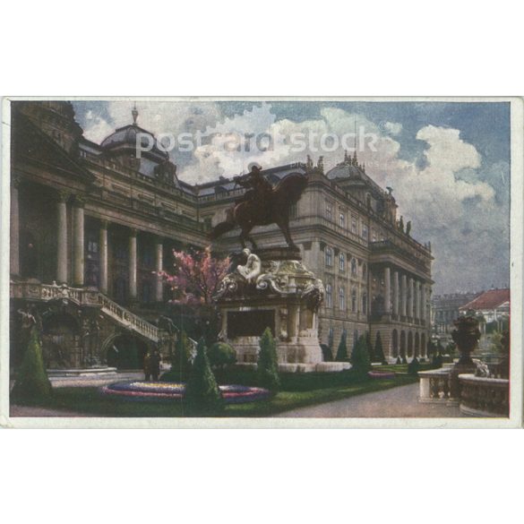 1917 – Budapest. Royal Palace. Colored photo sheet, postcard. (2791234)