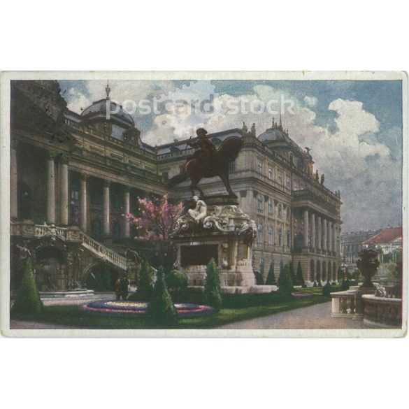 1917 – Budapest. Royal Palace. Colored photo sheet, postcard. (2791239)