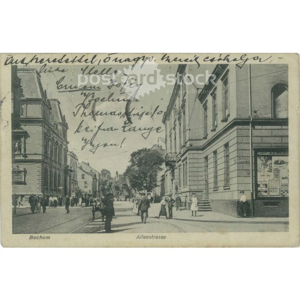 1927 – Bochum. Alleestrasse. Photo sheet, postcard. (2791243)