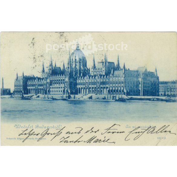 1899 – Greetings from Budapest. Colored photo sheet, postcard. (2791244)