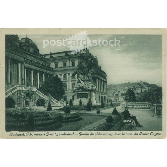 1925 – Budapest. Royal castle garden. Photo sheet, postcard. (2791248)