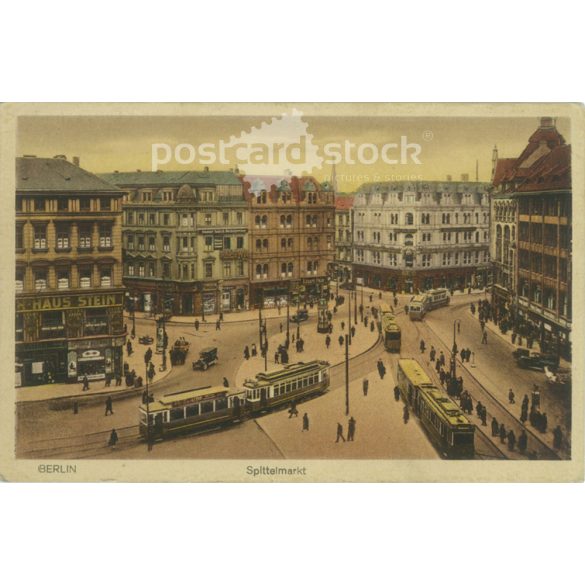 1933 – Berlin. Spittelmarkt. Colored photo sheet, postcard. (2791253)