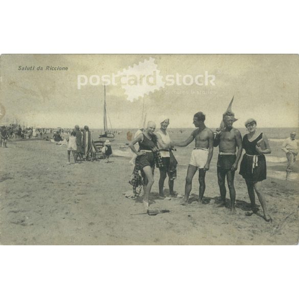 Greetings from RICCIONE. Photo sheet, postcard. (2791289)