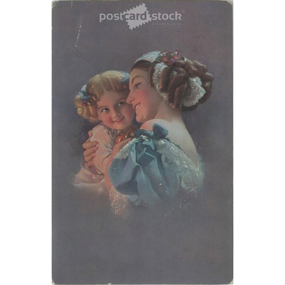 1917 – German. Romantic postcard. (2791291)