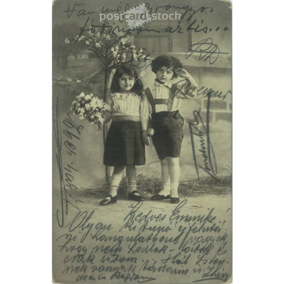 1914 – Romantic postcard, photo sheet. (2791300)