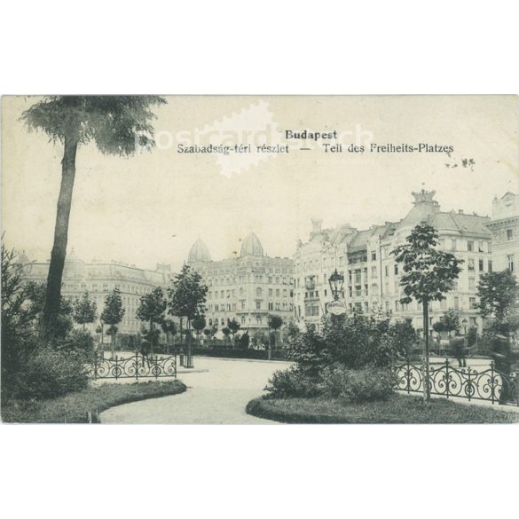 1906 – Budapest. Szabadság-téri részlet. Photo sheet, postcard. (2791310)