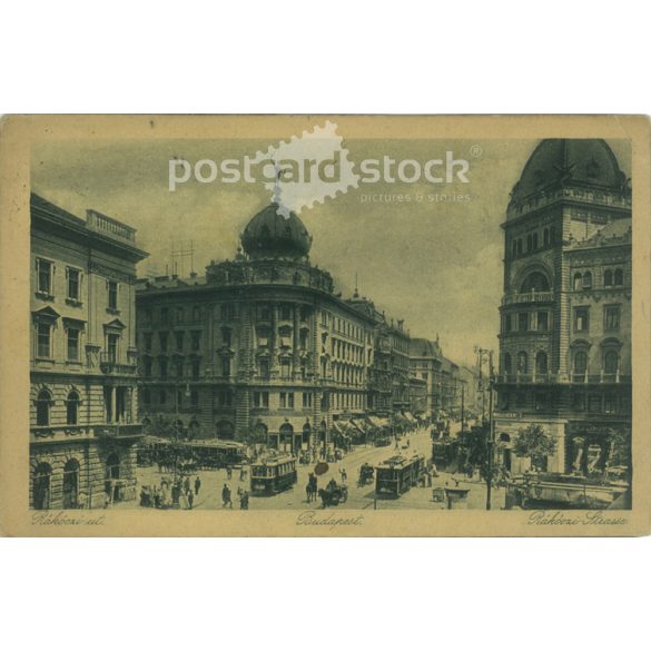 1923 – Budapest. Rákóczi Street. Photo sheet, postcard. (2791327)