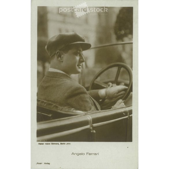 Angelo Ferrari, screenwriter. Photo sheet, postcard. (2791342)