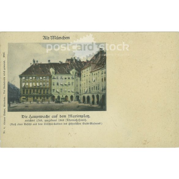 1900? – Munich. Colored photo sheet, postcard. (2791358)