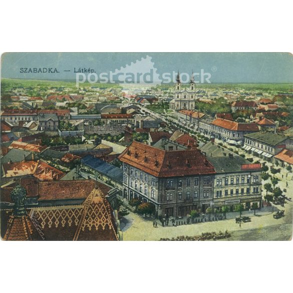 1913 – View of Subotica. Colored photo sheet, postcard. (2791365)