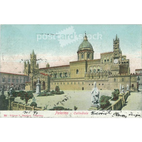 1903 – Palermo. Cathedral. Colored photo sheet, postcard. (2791370)