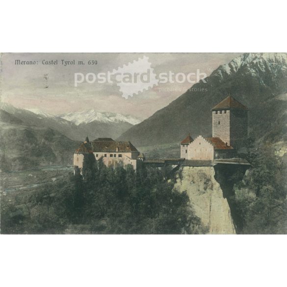 1934 – Merano Castle in Tyrol. Colored photo sheet, postcard. (2791373)