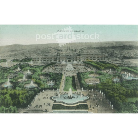 1906 – Panorama of Versailles. Colored photo sheet, postcard. (2791383)