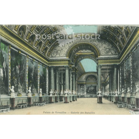 1906 – Palace of Versailles. Battle gallery. Colored photo sheet, postcard. (2791391)