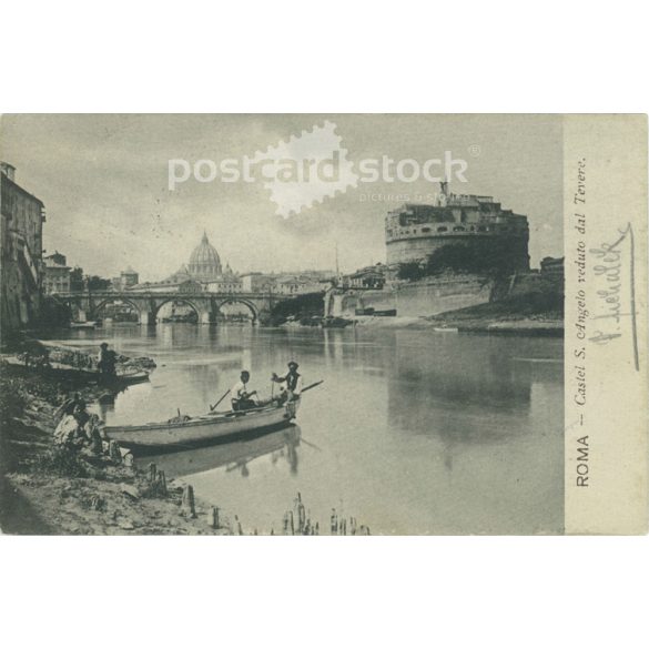 1905 – Rome and the river Tereve. Photo sheet, postcard. (2791397)