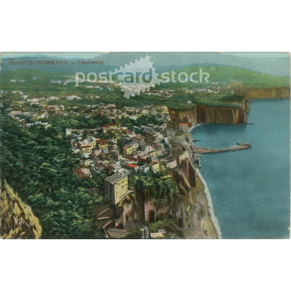 1911 – Piano di Sorrento. Italy. Colored photo sheet, postcard. (2791399