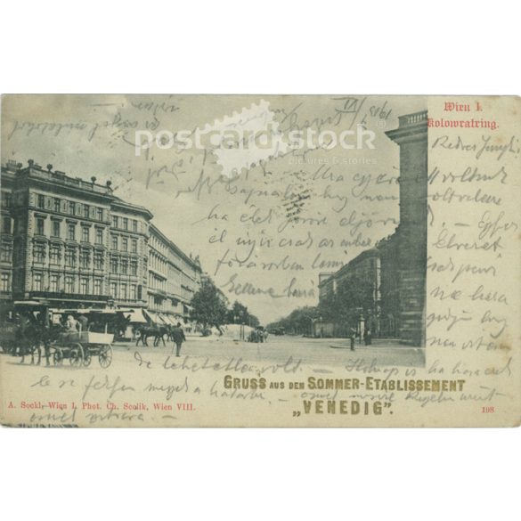 1903 – Kolowrat ring road. Vienna. Photo sheet, postcard. (2791430)