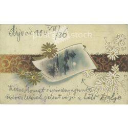   1902 – Greeting card. With Embossed and glided greeting card. (2791435)