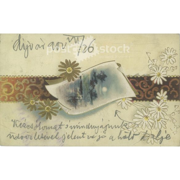 1902 – Greeting card. With Embossed and glided greeting card. (2791435)