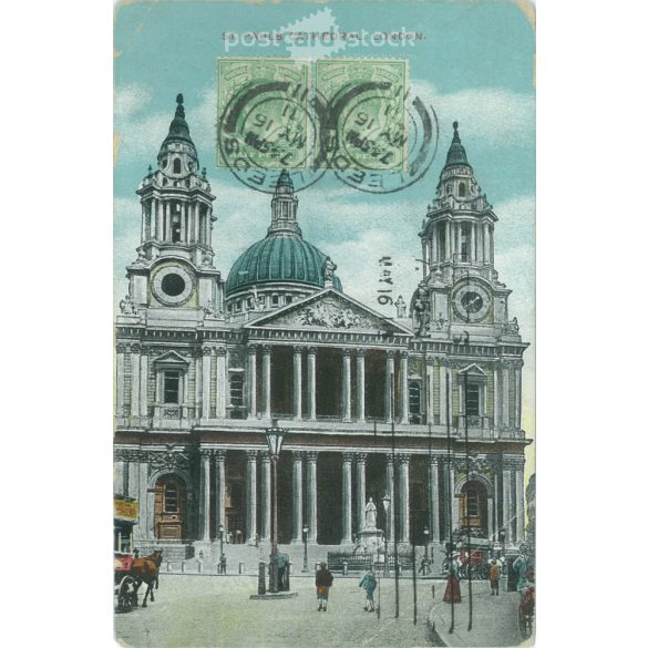 1911 – St Paul’s Cathedral in London. Colored photo sheet, postcard. (2791455)