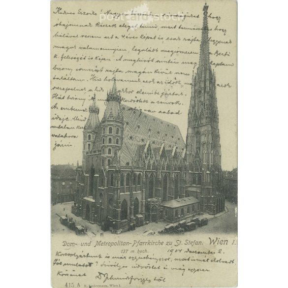 1904 – St Stephen’s Cathedral, Vienna. Photo sheet, postcard. (2791456)