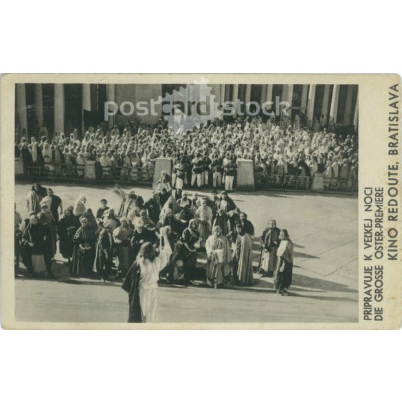 1923 – Scene of the monumental movie GOLGOTHA. Director: J. Duvivier. Photo sheet, postcard. (2791464)