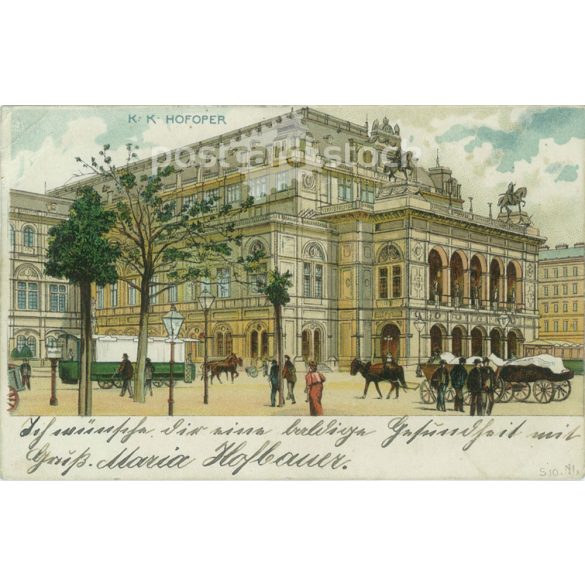 1901 – Vienna State Opera. Postcard. (2791490)