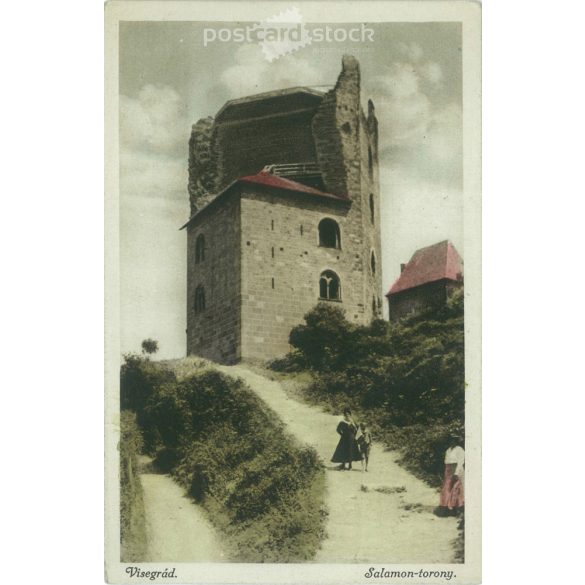 1930 – Visegrád. Solomon’s Tower. Colored photo sheet, postcard. (2791494)