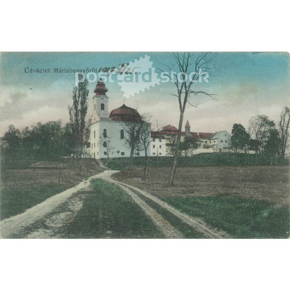 1917 – Greetings from Máriabesenyő. Colored photo sheet, postcard. (2791507)