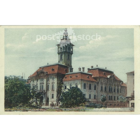 Szeged. City Hall. Colored photo sheet, postcard. (2791520)